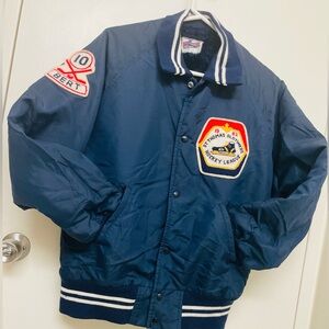 Vintage 1982 Oldtimers Hockey League Bomber Jacket